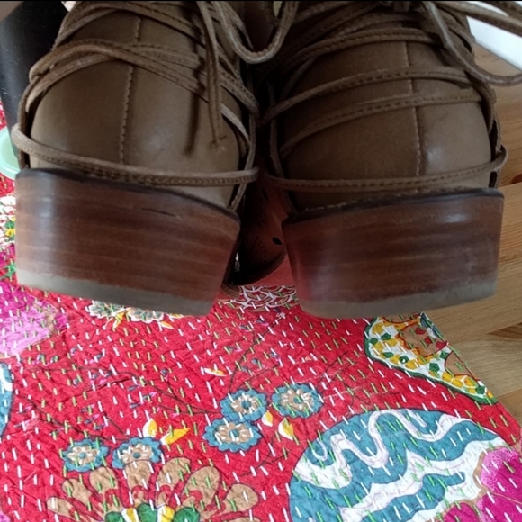 Musse and Cloud - Anise Brown Leather Booties 10M - Picture 4 of 6